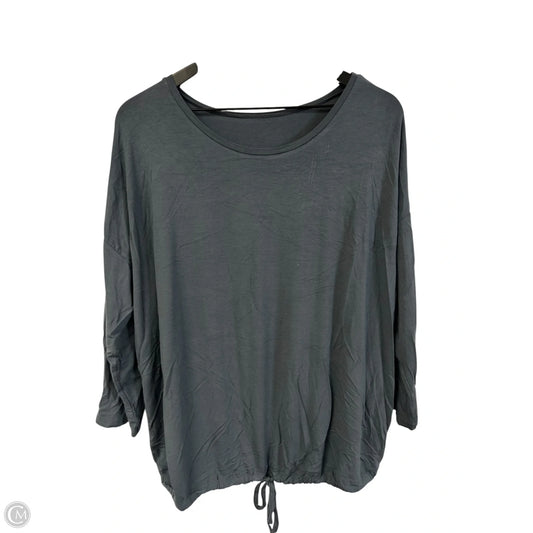 Top Long Sleeve By Lascana In Blue, Size: Xl