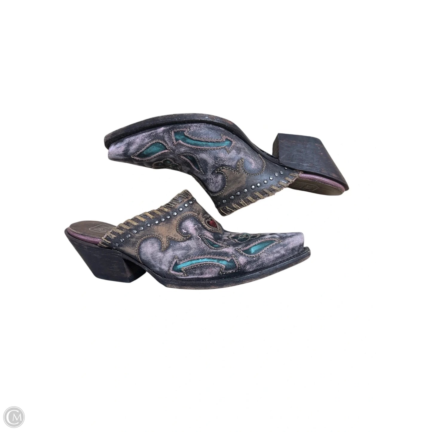 Boots Ankle Heels By Dan Post In Brown, Size: 8