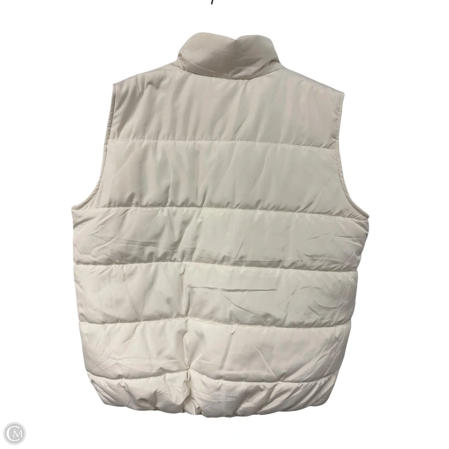 Vest Puffer & Quilted By Clothes Mentor In White, Size: L
