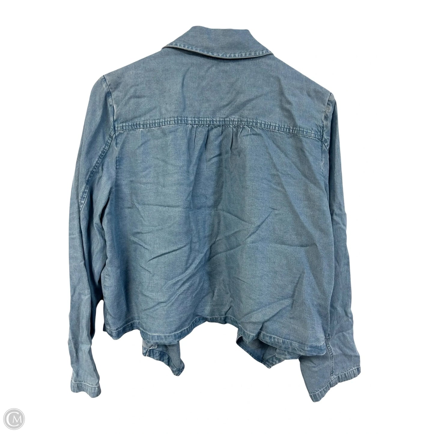 Top Long Sleeve By Soft Surroundings In Blue, Size: L