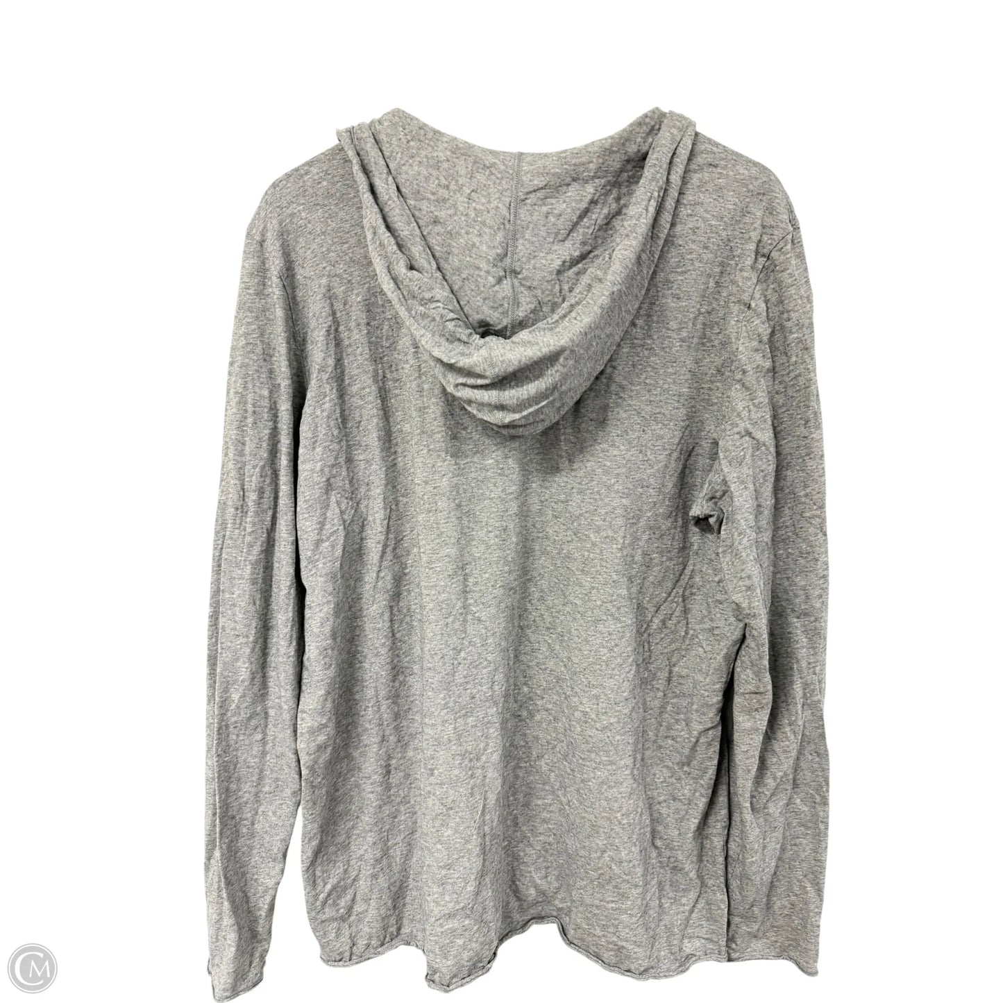 Top Long Sleeve By Life Is Good In Grey, Size: Xxl