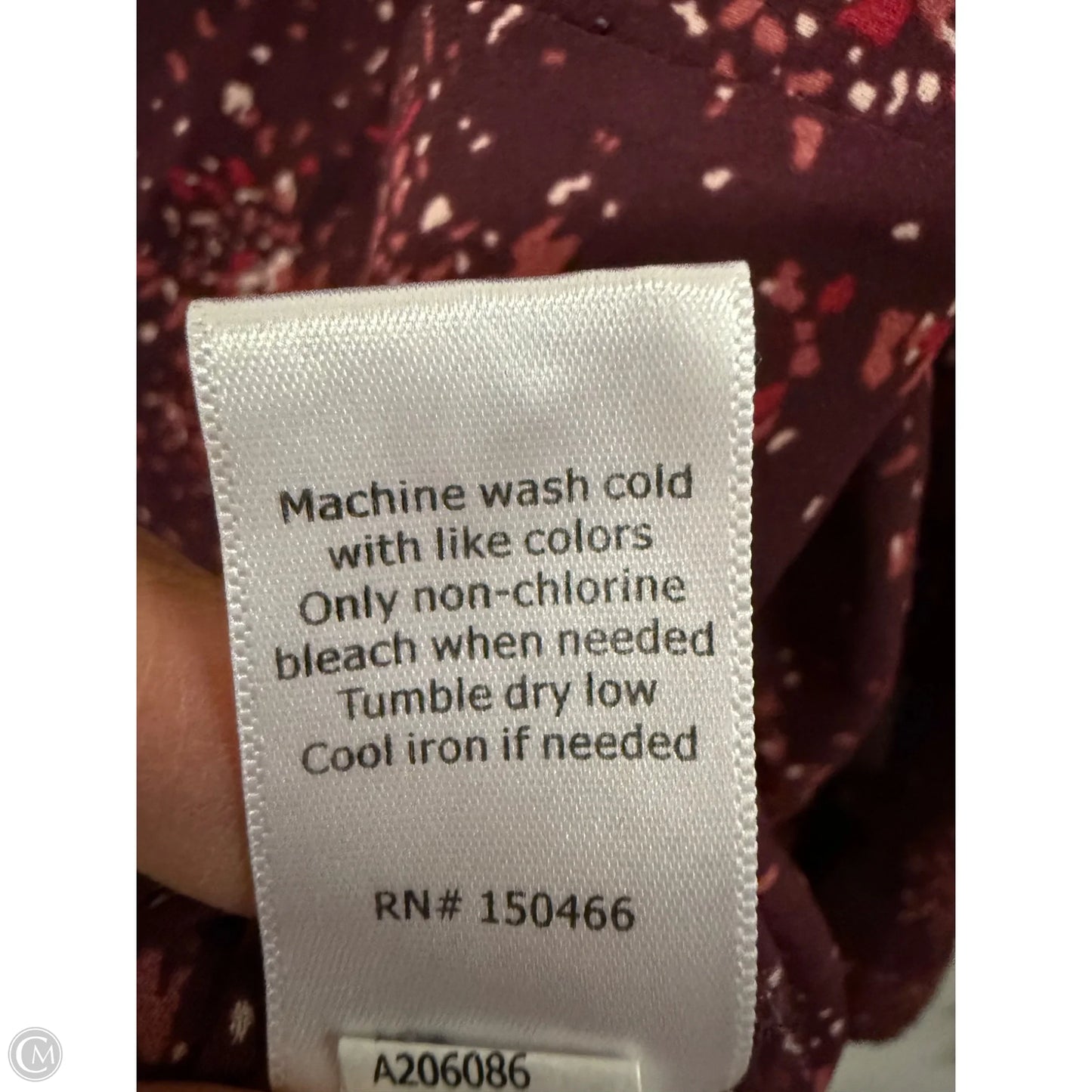 Top 3/4 Sleeve By 41 Hawthorn In Purple, Size: 1x