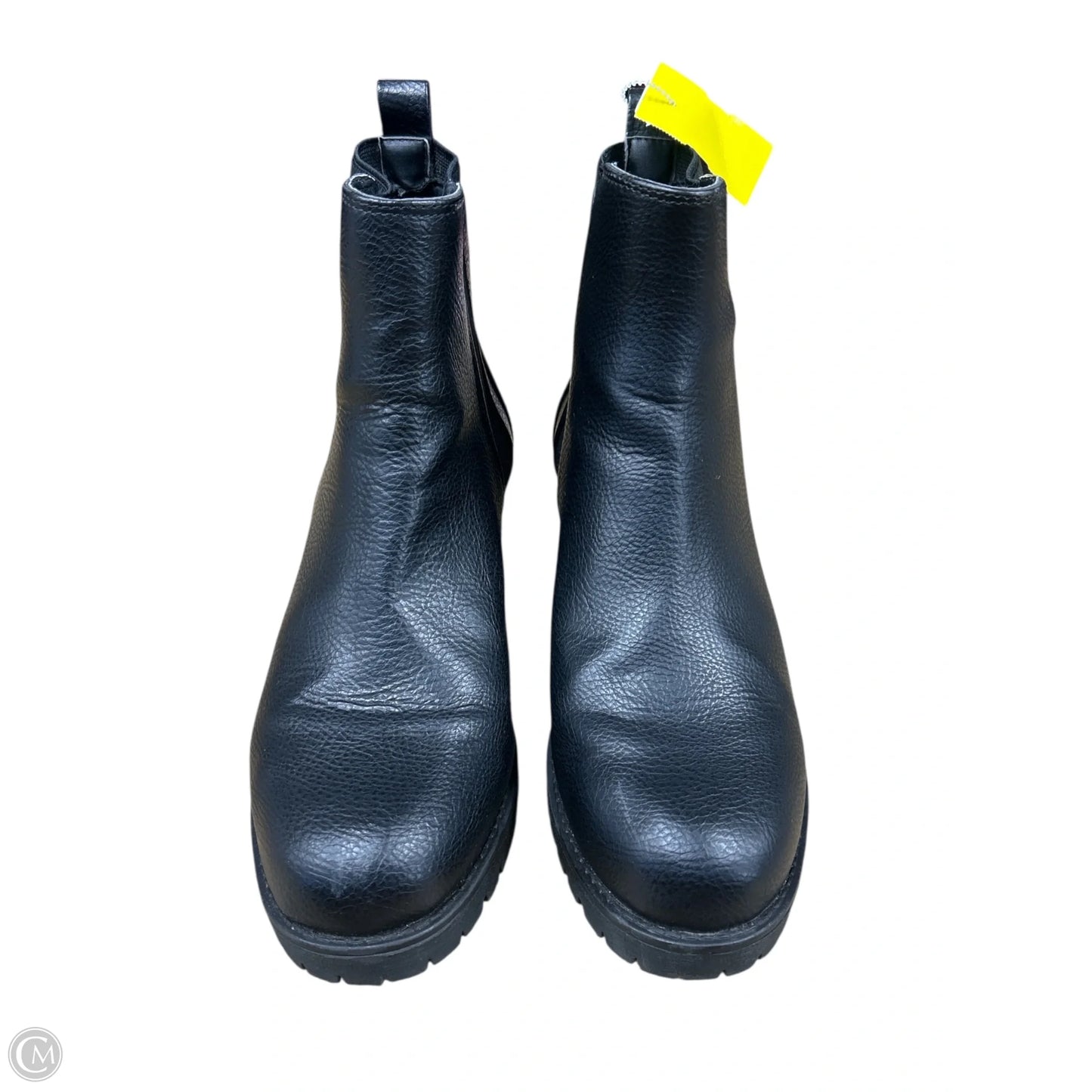 Boots Ankle Heels By Mia In Black, Size: 8.5