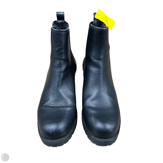 Boots Ankle Heels By Mia In Black, Size: 8.5