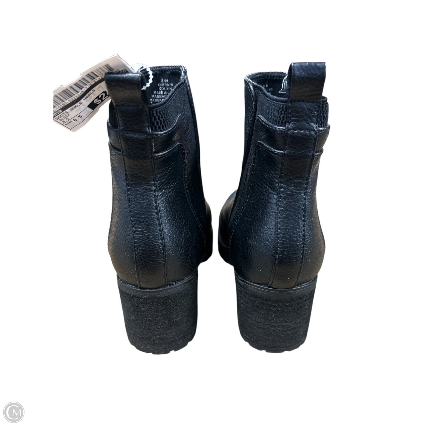 Boots Ankle Heels By Mia In Black, Size: 8.5