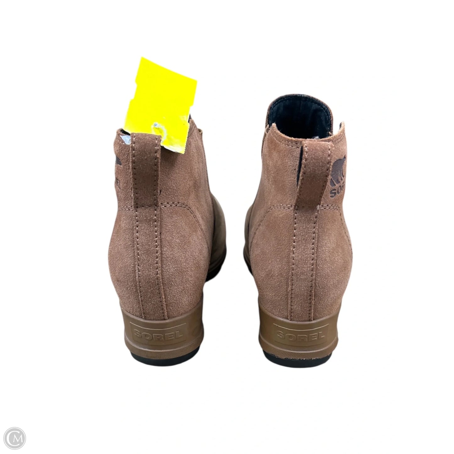 Boots Ankle Heels By Sorel In Brown, Size: 9