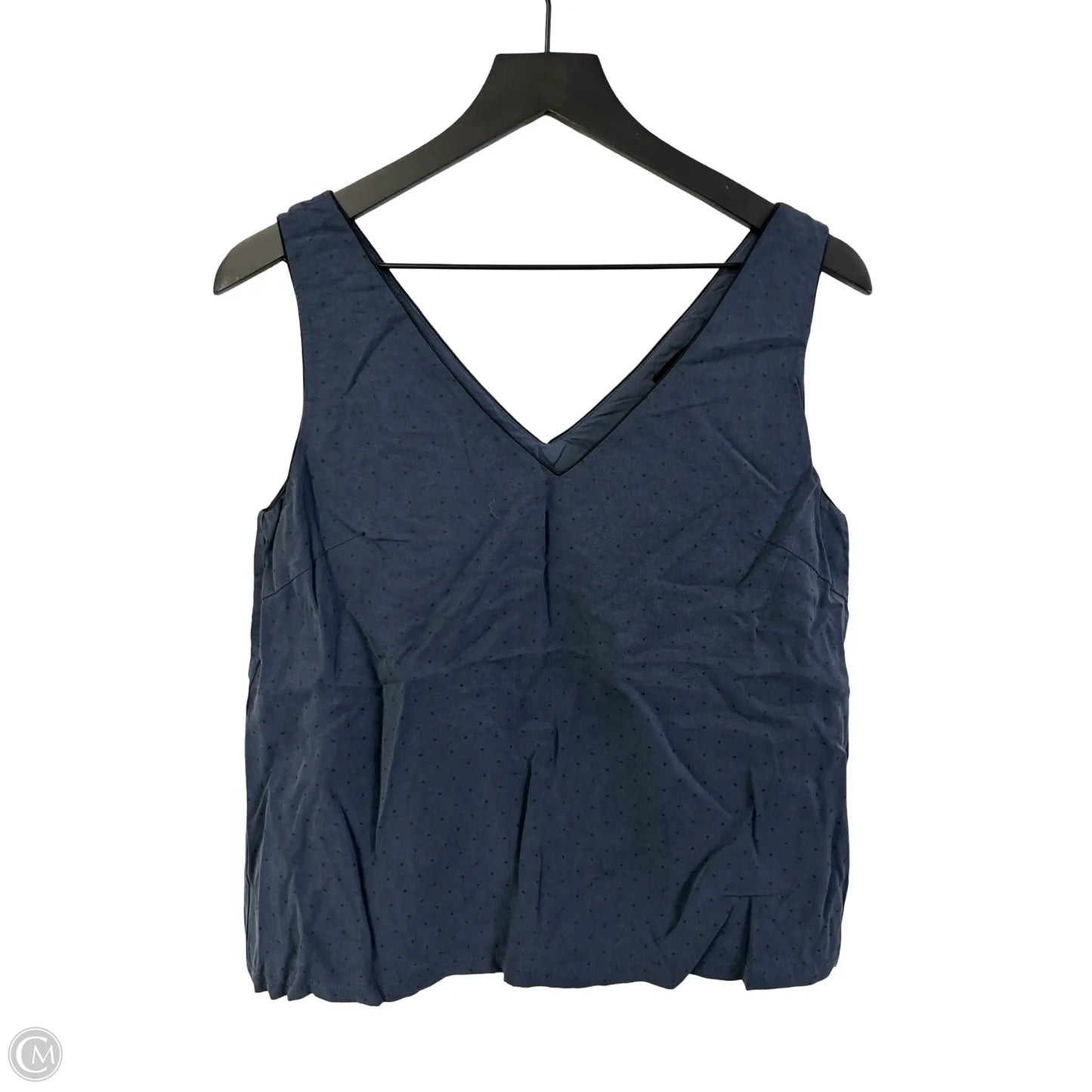 Top Sleeveless By Frnch In Blue, Size: M
