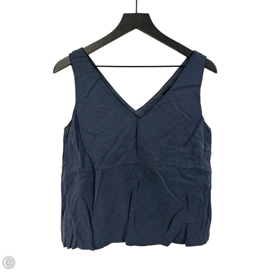 Top Sleeveless By Frnch In Blue, Size: M
