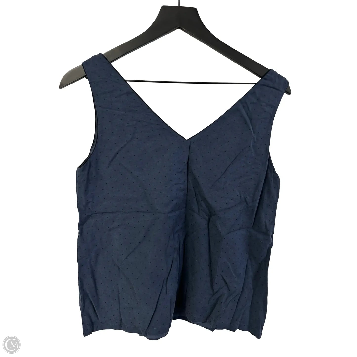 Top Sleeveless By Frnch In Blue, Size: M