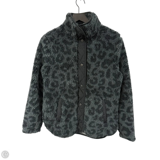 Jacket Faux Fur & Sherpa By Members Mark In Black & Grey, Size: S