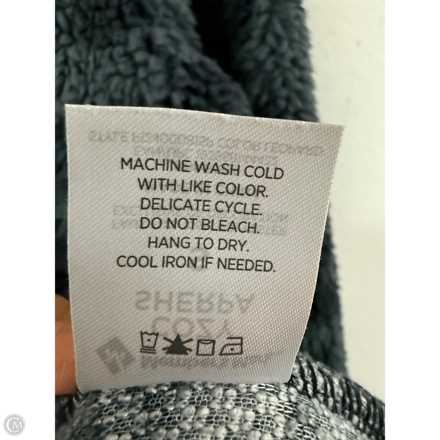 Jacket Faux Fur & Sherpa By Members Mark In Black & Grey, Size: S