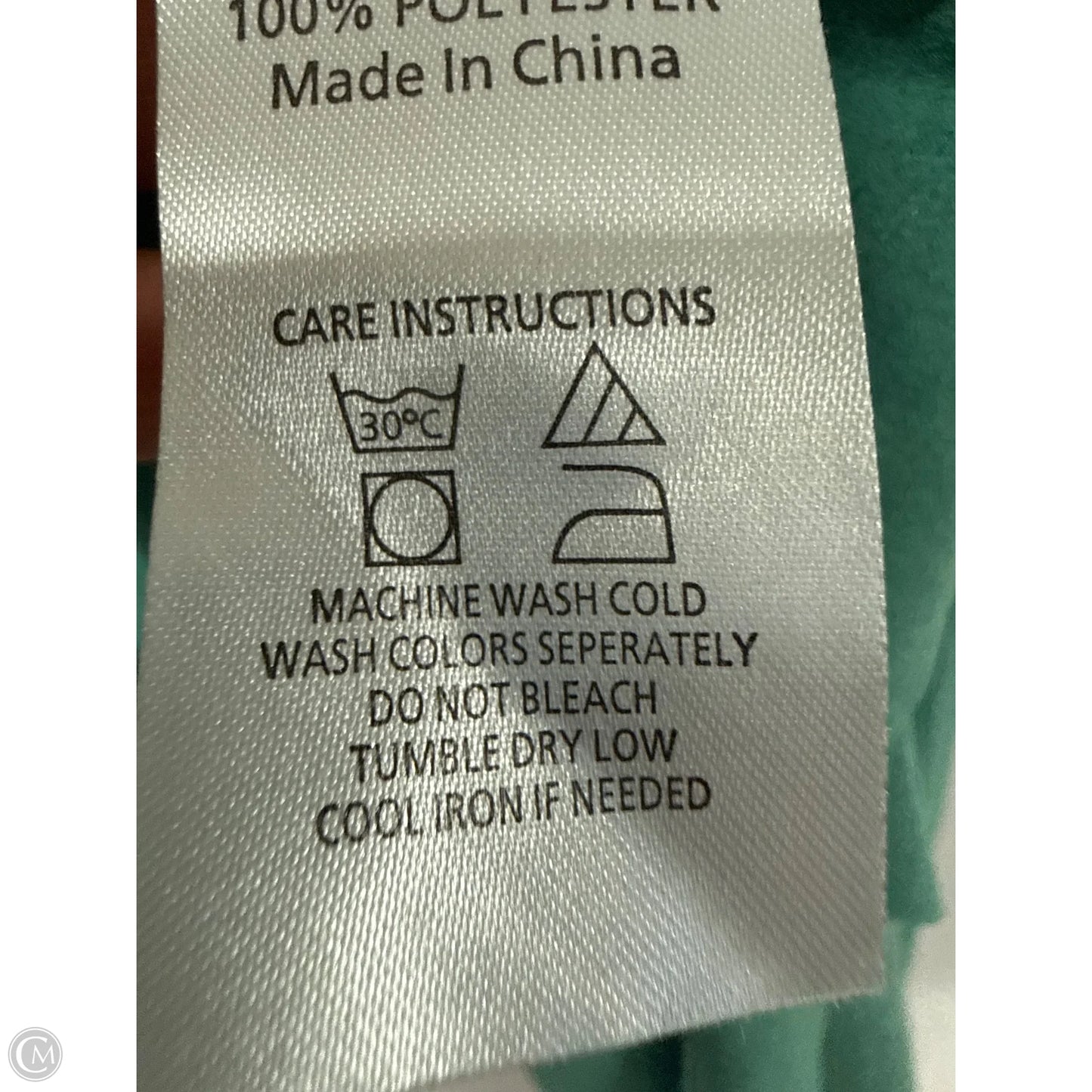 Top Long Sleeve By Crazy Train In Green, Size: L