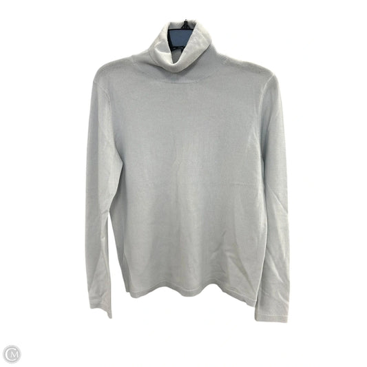Sweater By Ann Taylor In Grey, Size: L