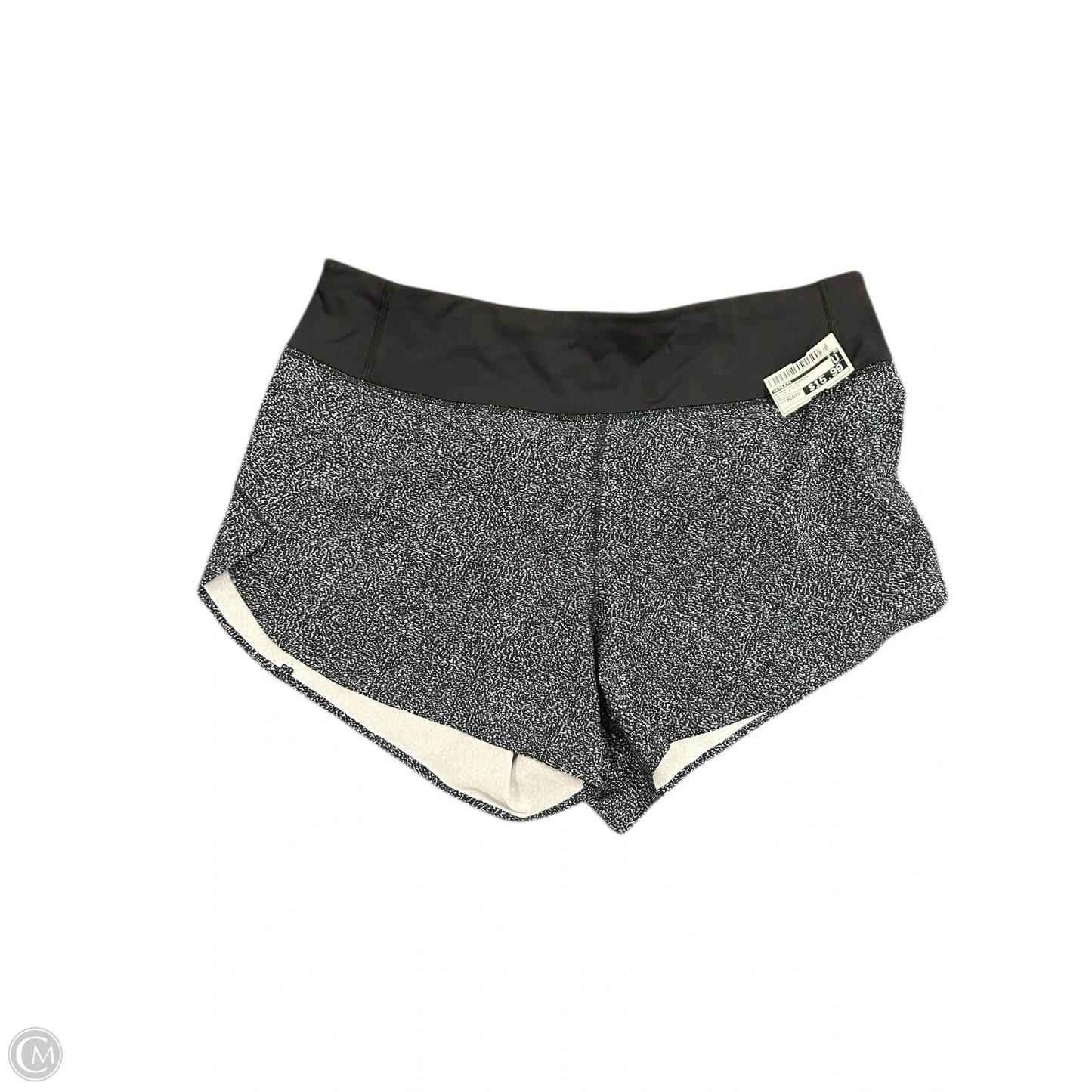 Athletic Shorts By Athleta In Black & Blue, Size: Medium