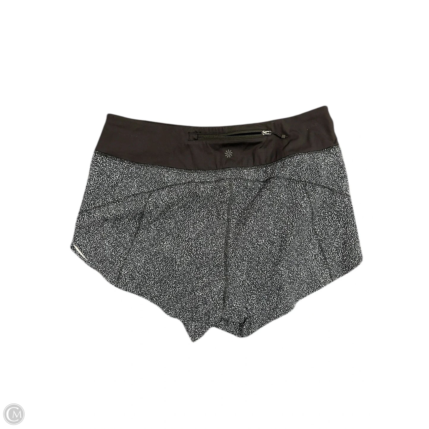 Athletic Shorts By Athleta In Black & Blue, Size: Medium