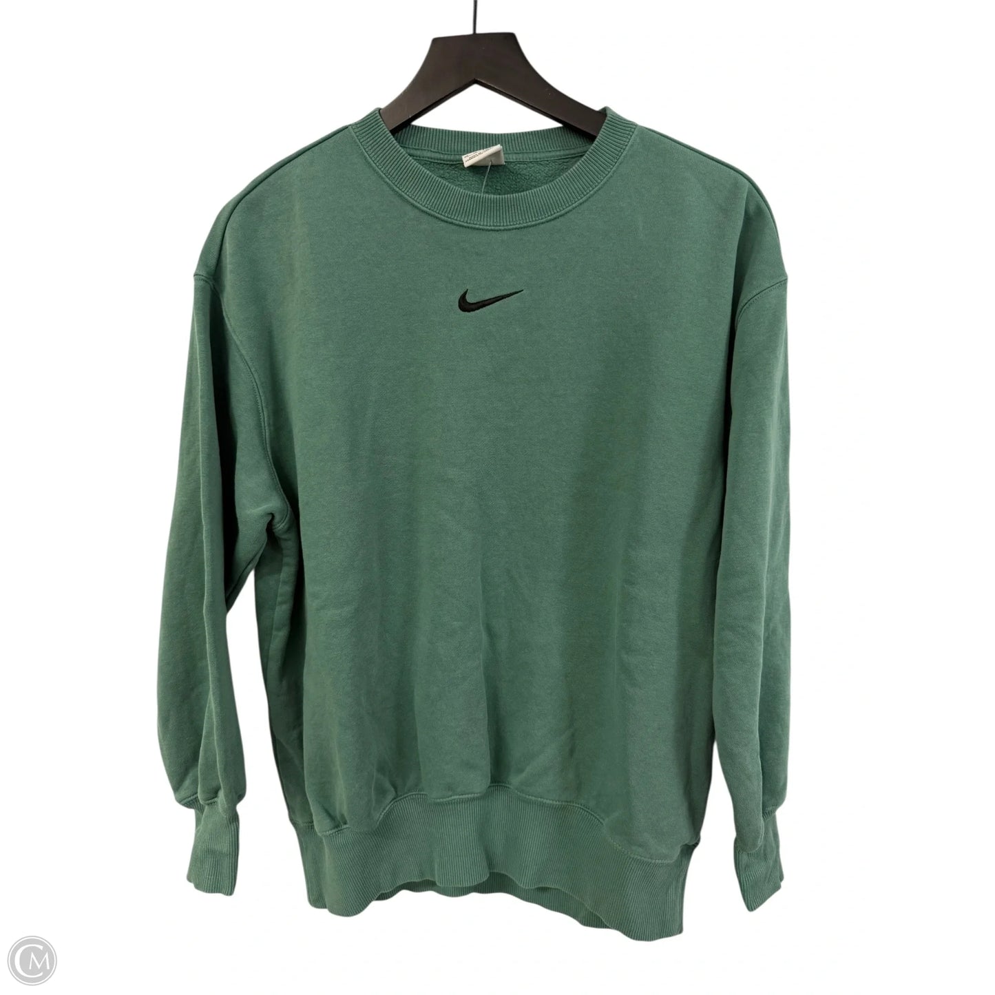 Athletic Sweatshirt Crewneck By Nike In Green, Size: Xs