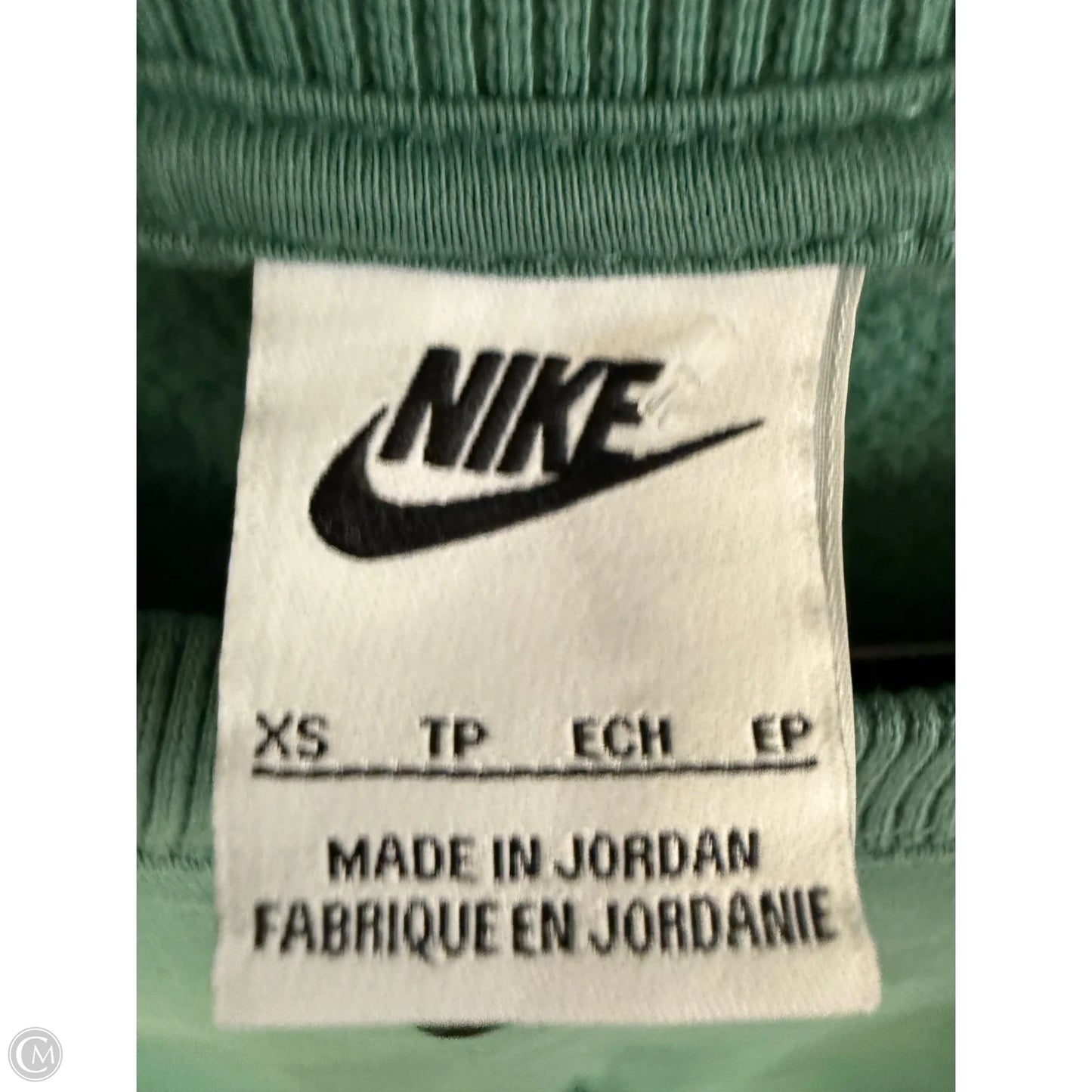Athletic Sweatshirt Crewneck By Nike In Green, Size: Xs