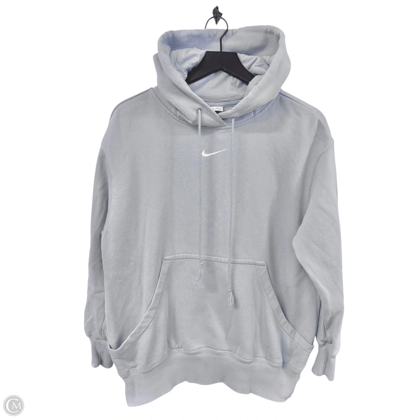 Athletic Sweatshirt Hoodie By Nike In Blue, Size: Xs