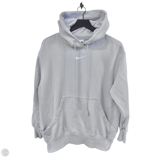 Athletic Sweatshirt Hoodie By Nike In Blue, Size: Xs