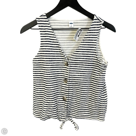Top Sleeveless By Old Navy In Striped Pattern, Size: S