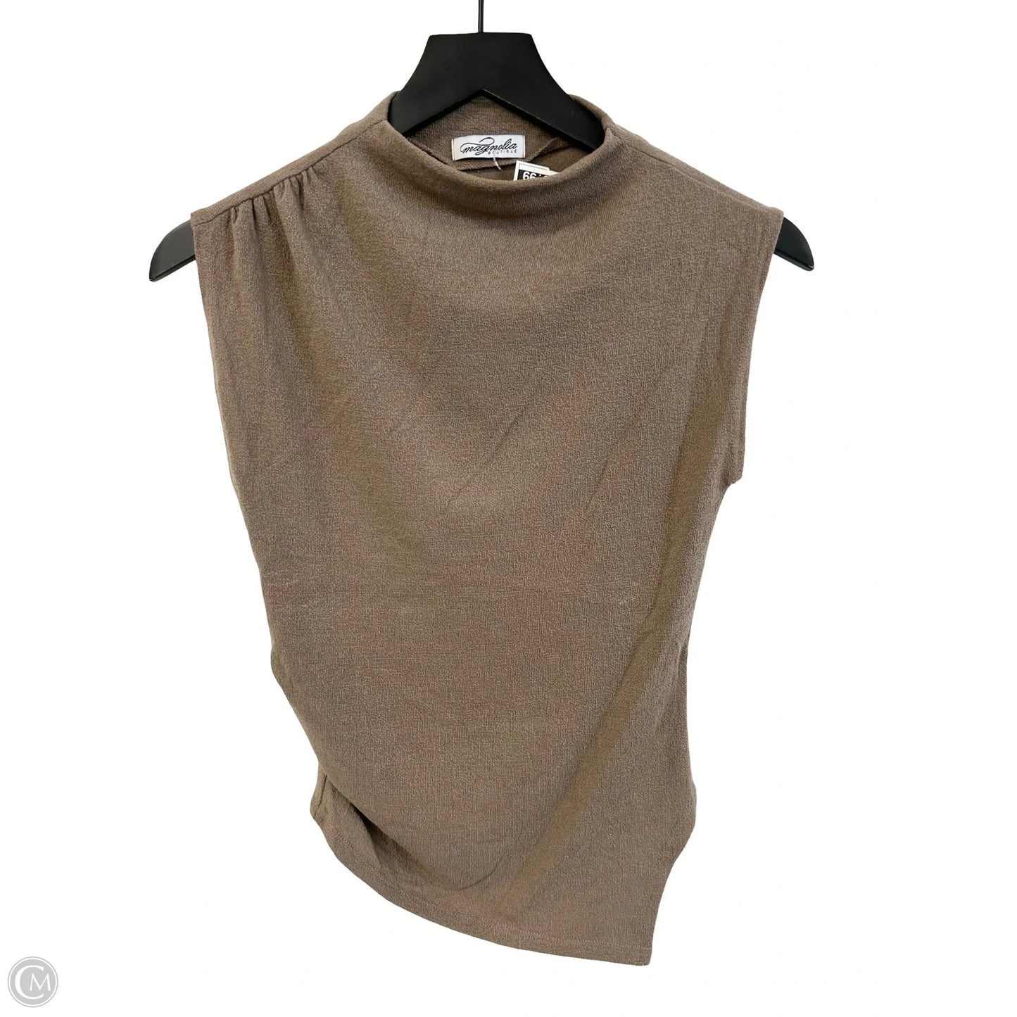 Top Sleeveless By Cmc In Brown, Size: S