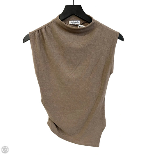 Top Sleeveless By Cmc In Brown, Size: S