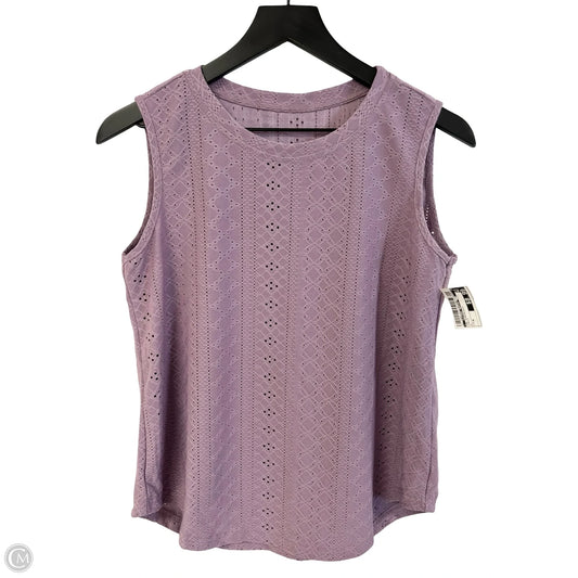 Top Sleeveless By Clothes Mentor In Purple, Size: M