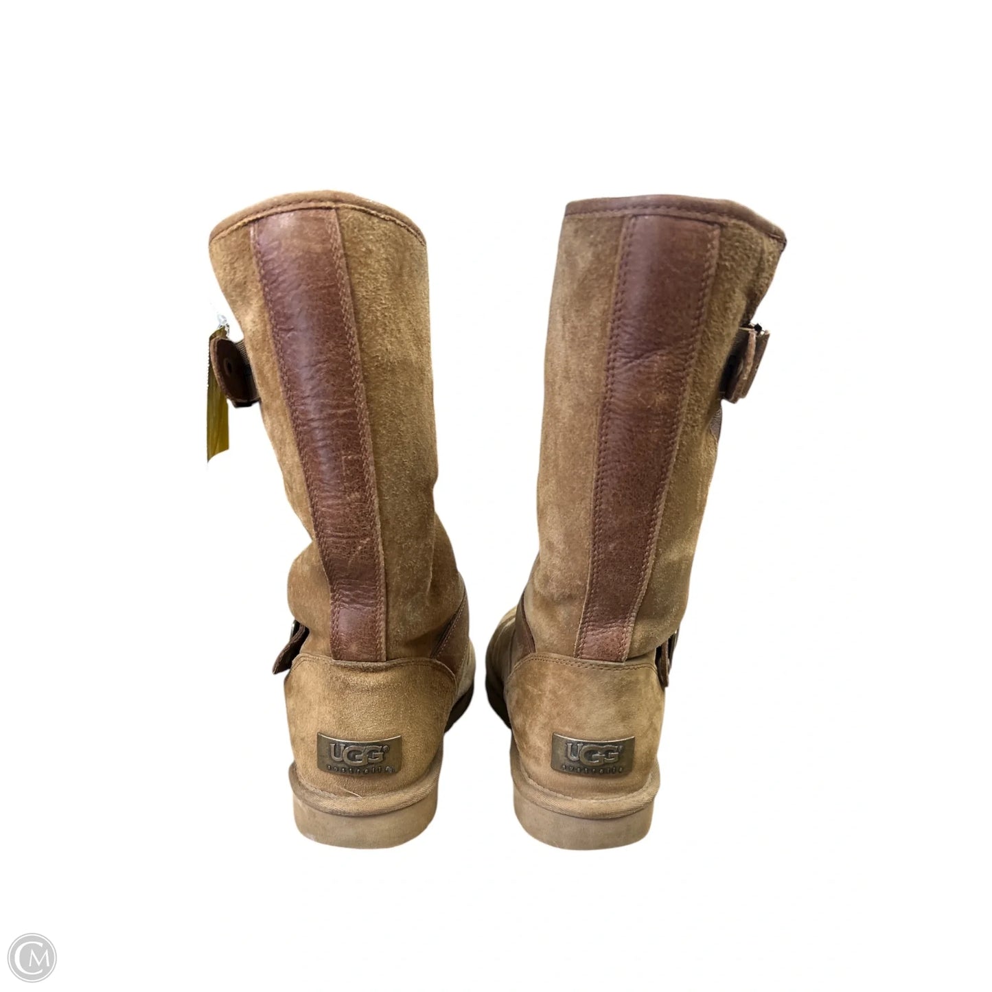 Boots Designer By Ugg In Brown, Size: 7