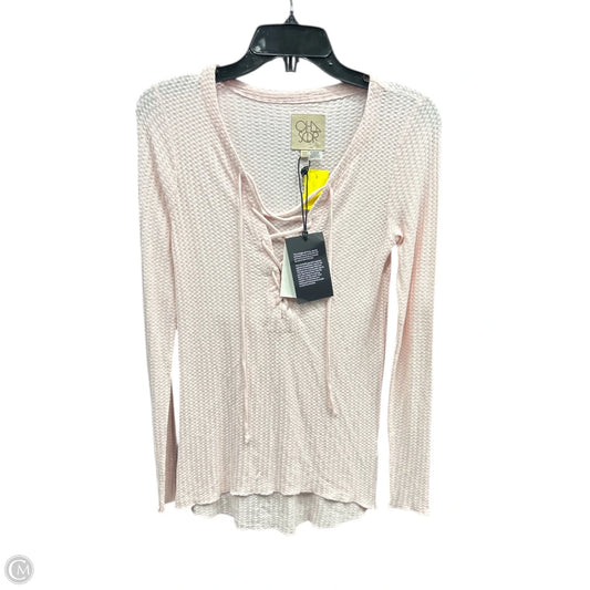 Top Long Sleeve By Chaser In Pink, Size: Xs