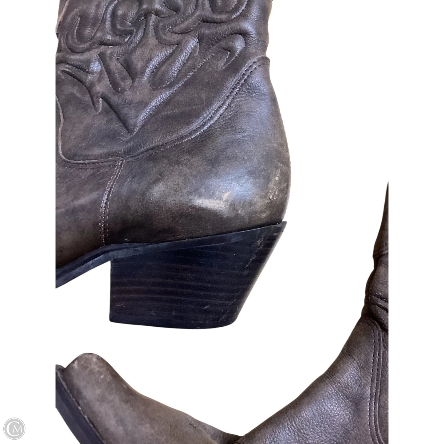 Boots Western By Clothes Mentor In Brown, Size: 8.5