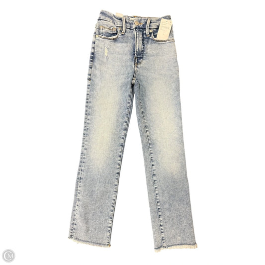 Jeans Straight By Good American In Blue Denim, Size: 0