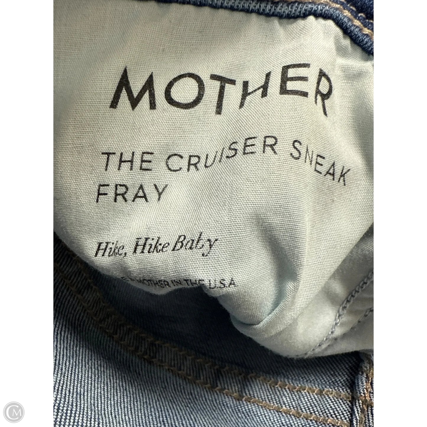 Jeans Flared By Mother In Blue Denim, Size: 6