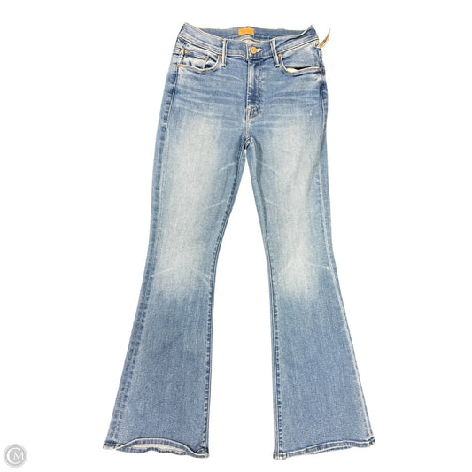 Jeans Flared By Mother In Blue Denim, Size: 6