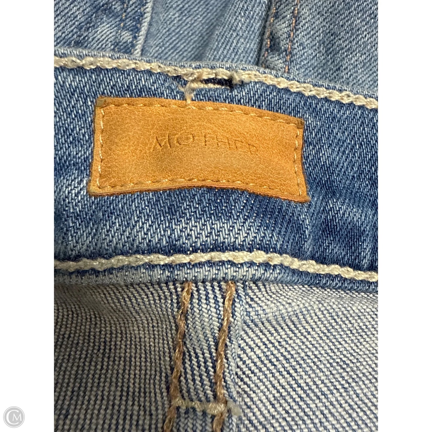 Jeans Flared By Mother In Blue Denim, Size: 6