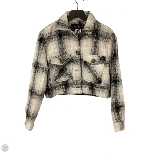 Jacket Shirt By Clothes Mentor In Plaid Pattern, Size: M
