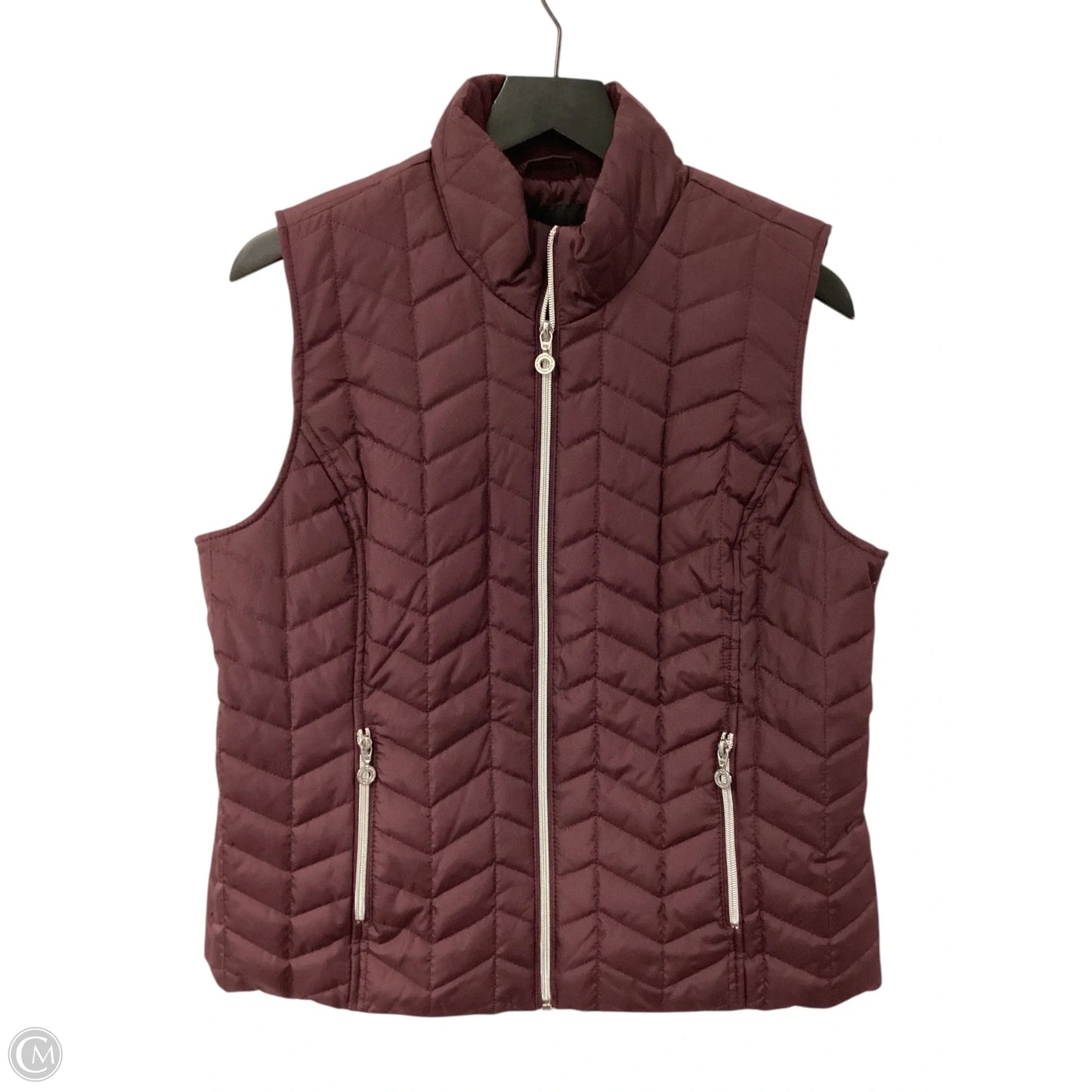 Vest Puffer & Quilted By Marc New York In Purple, Size: L