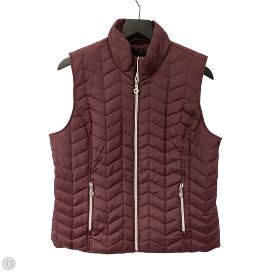 Vest Puffer & Quilted By Marc New York In Purple, Size: L