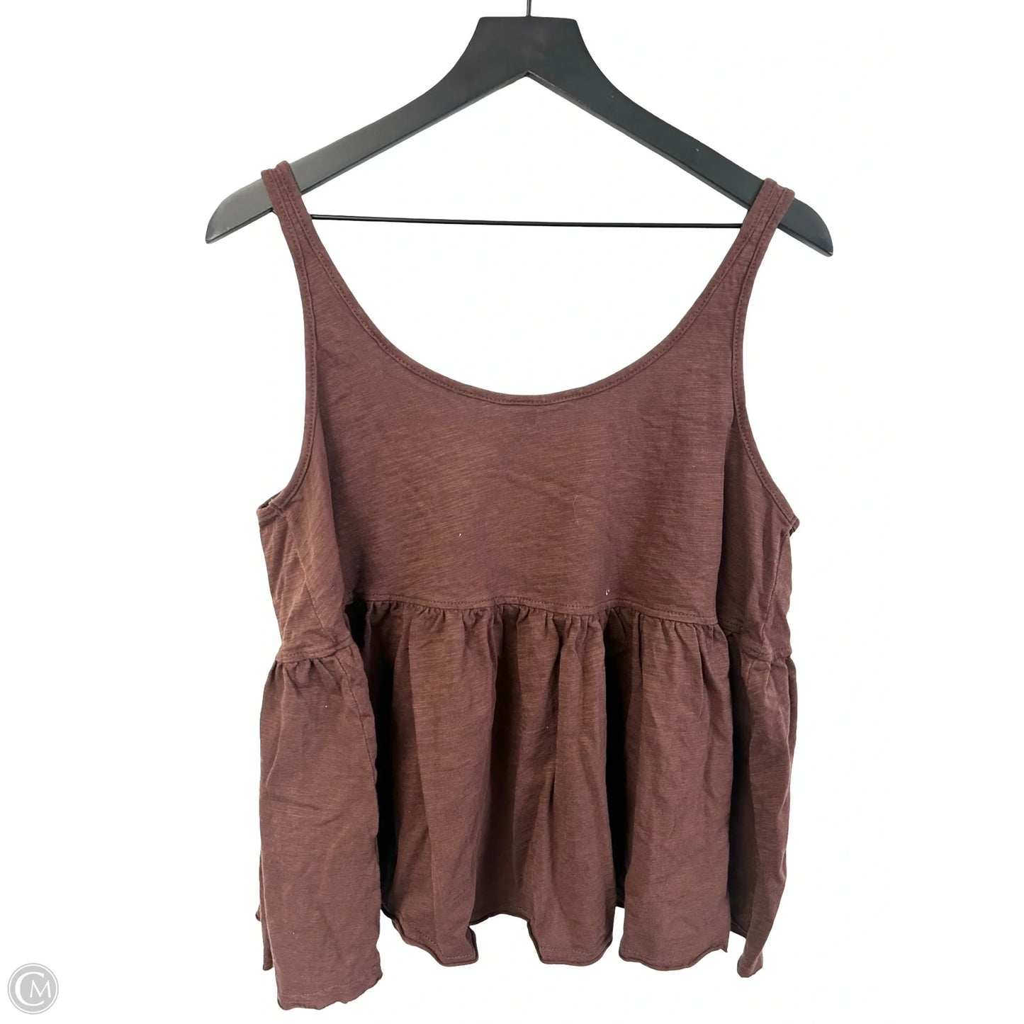 Top Sleeveless By Shein In Brown, Size: M