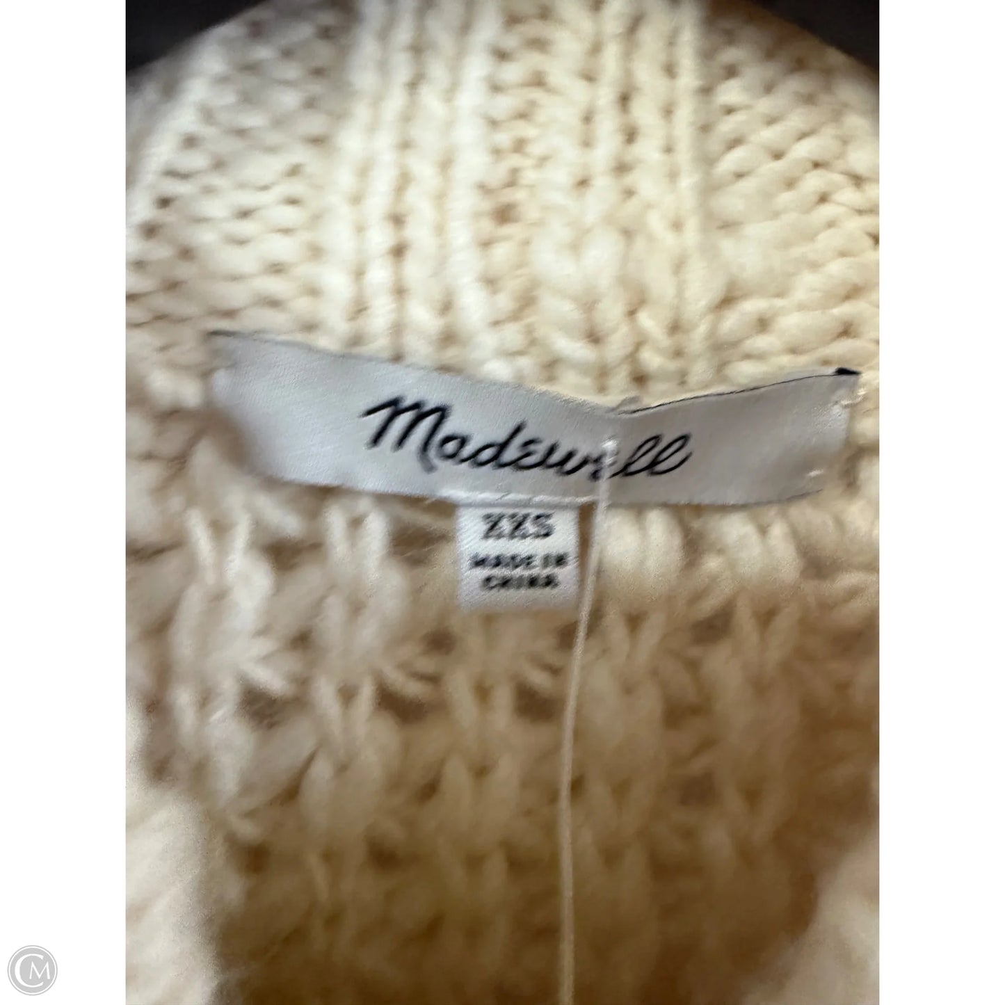 Sweater By Madewell In Cream, Size: Xxs