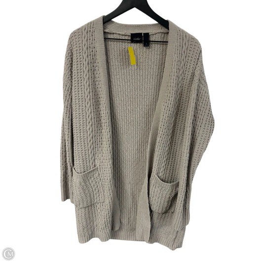Sweater Cardigan By Daytrip In Grey, Size: S