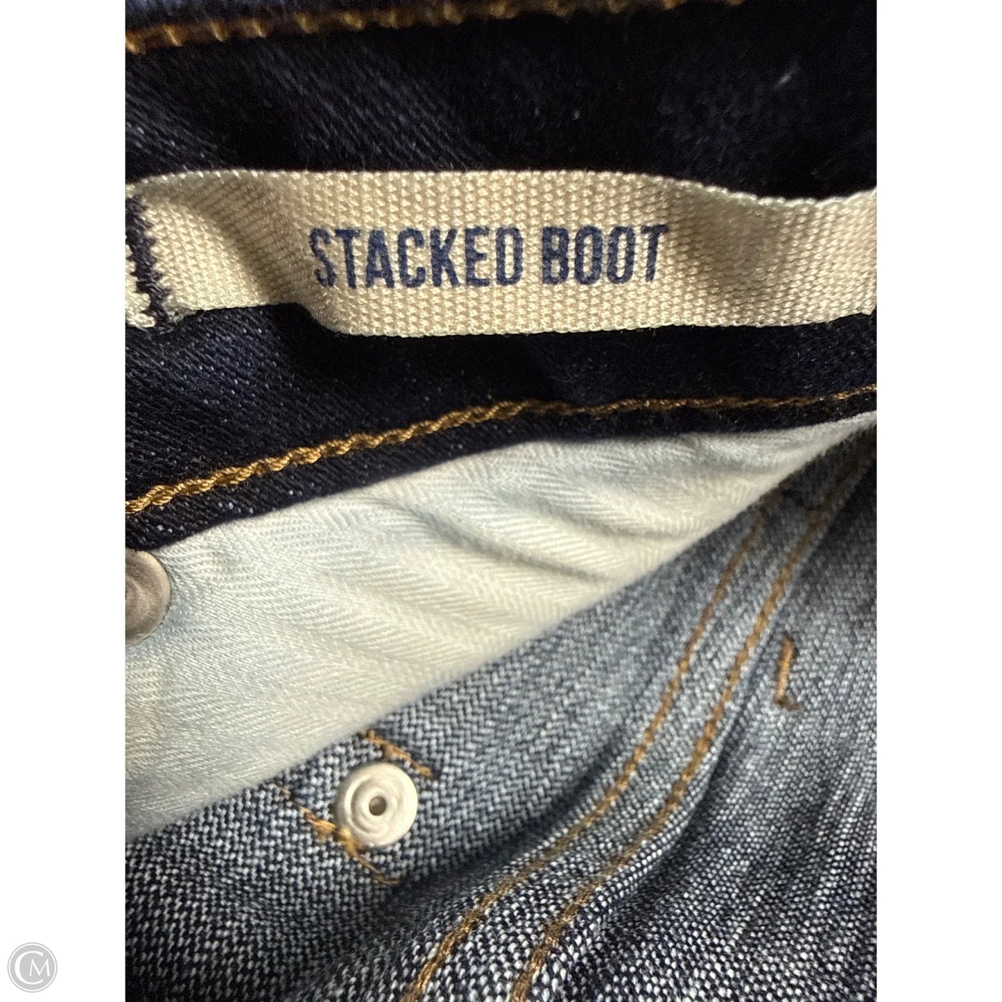 Jeans Boot Cut By Wrangler In Blue Denim, Size: 4