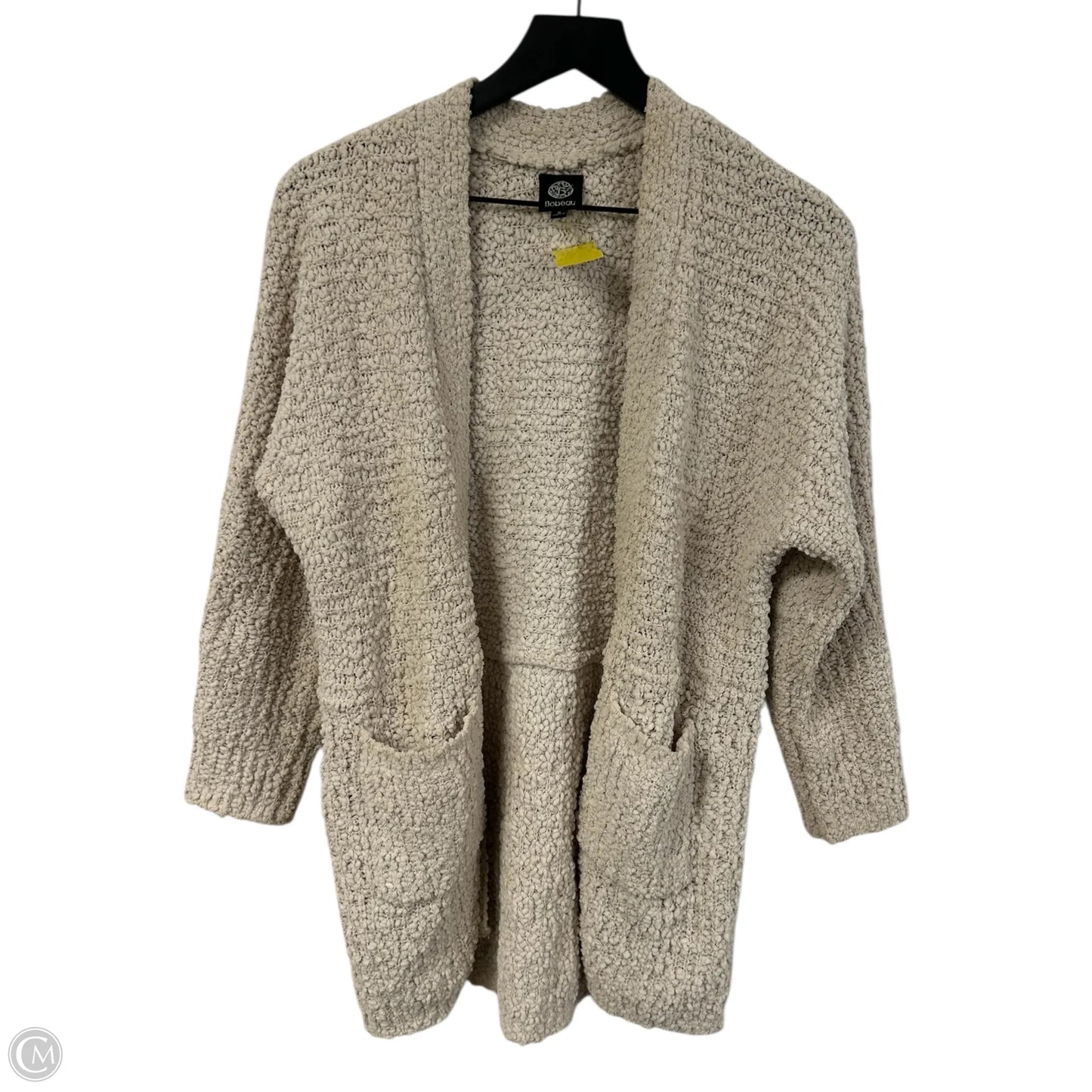 Sweater Cardigan By Bobeau In Ivory, Size: S