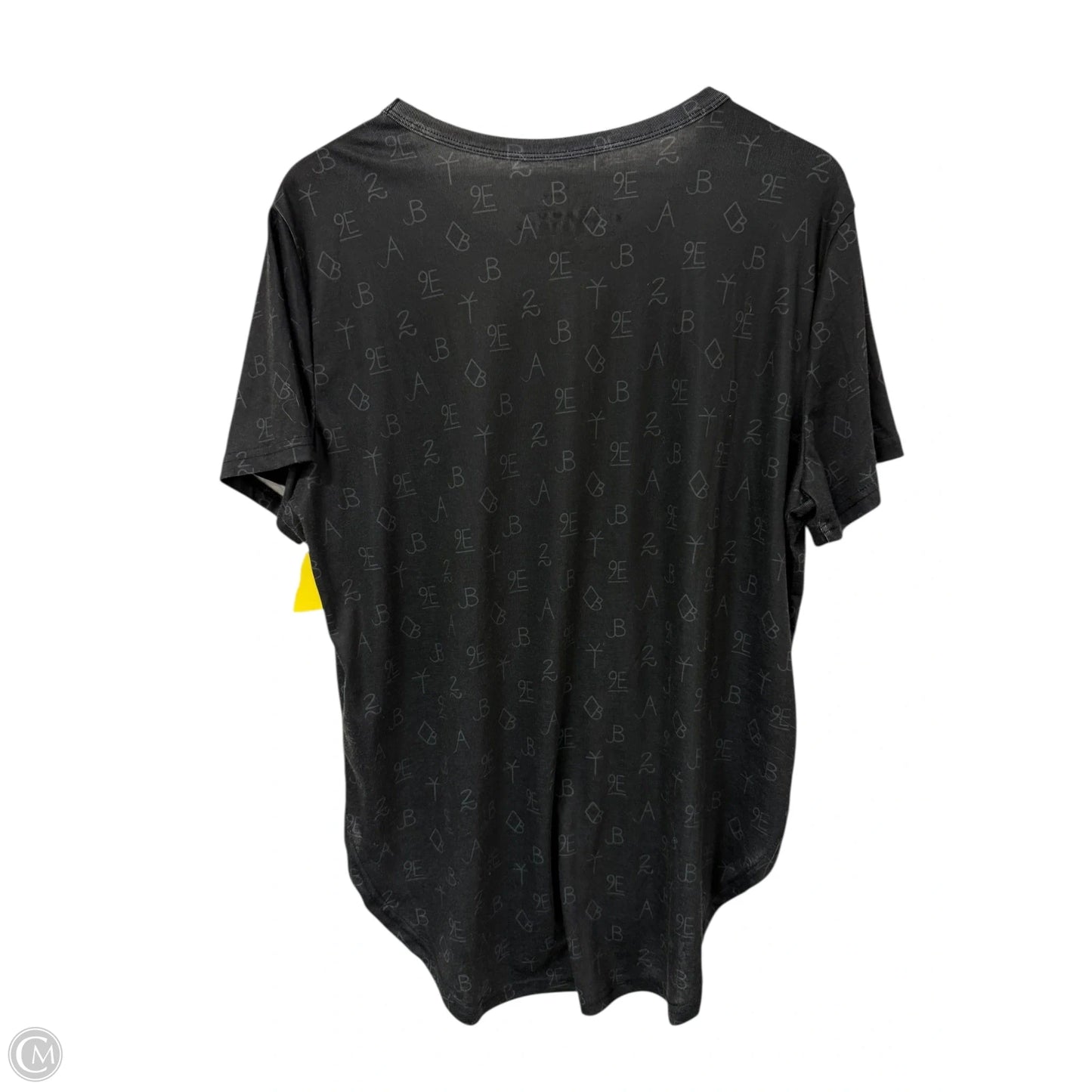 Top Short Sleeve By Crazy Train In Black, Size: L