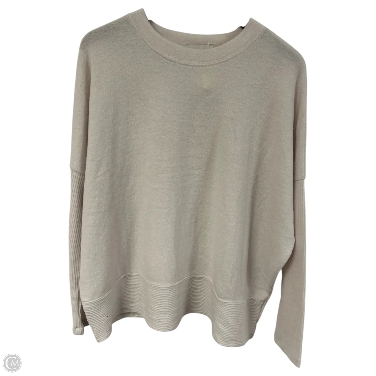 Sweater By Zenana In Cream, Size: L