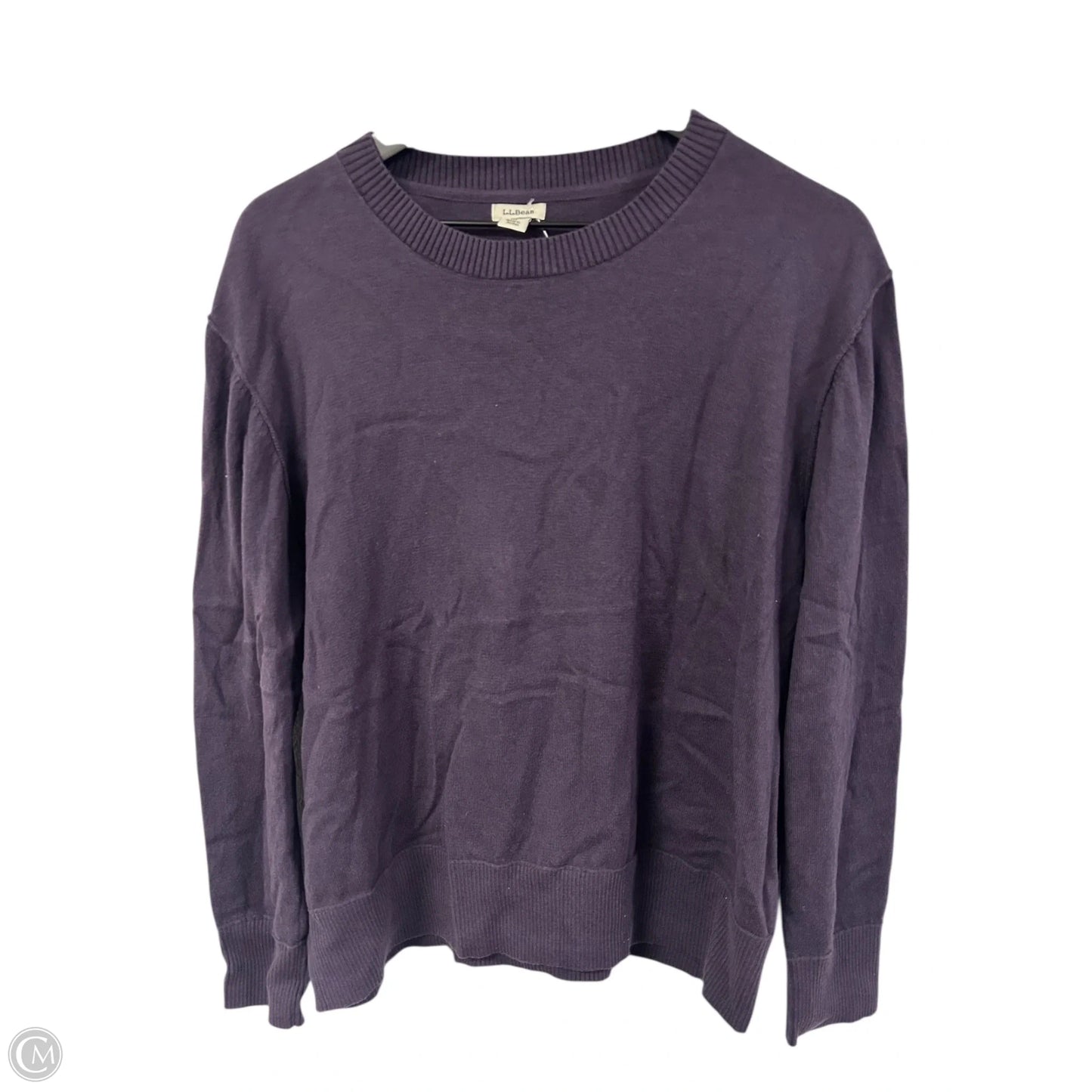 Sweater By L.l. Bean In Purple, Size: Xl