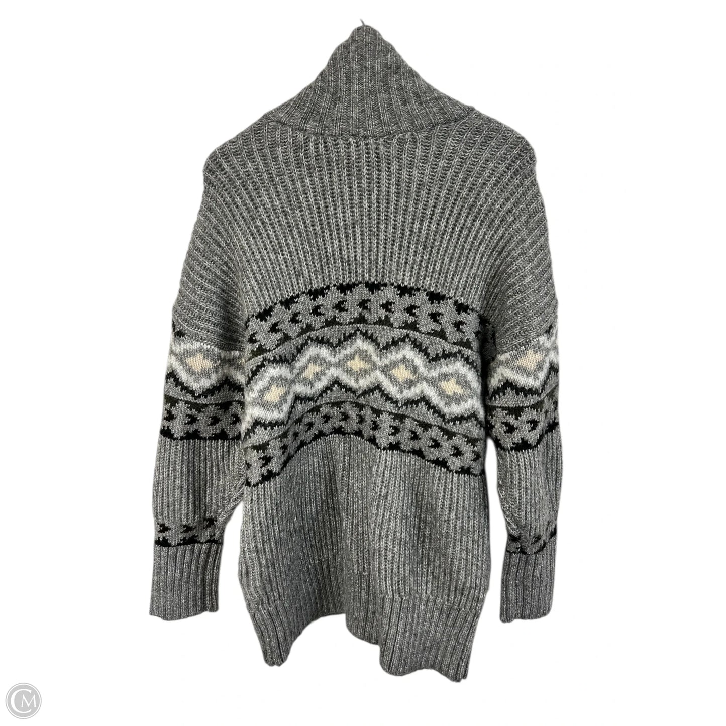 Sweater Cardigan By Cmc In Grey, Size: S