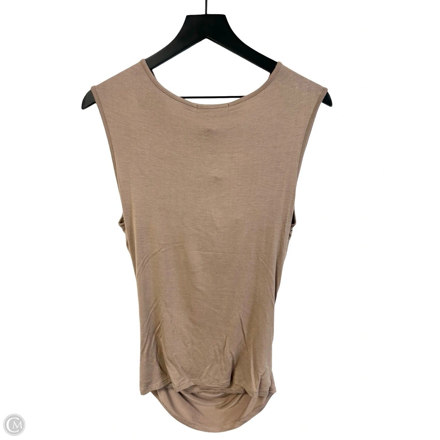 Top Sleeveless By Clothes Mentor In Tan, Size: M