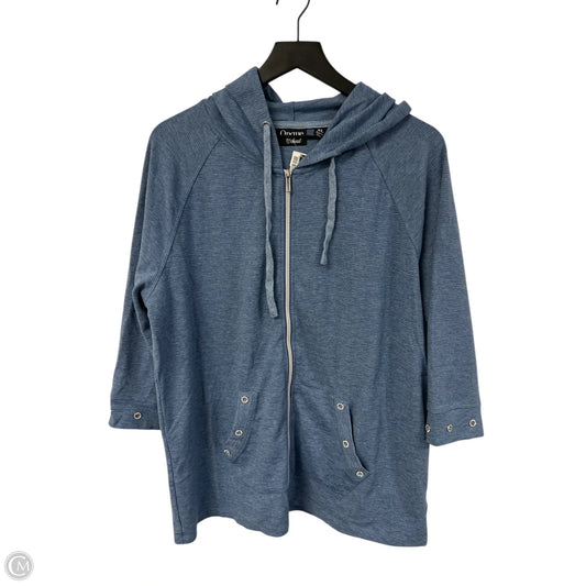 Sweatshirt Hoodie By Onque In Blue, Size: Xl