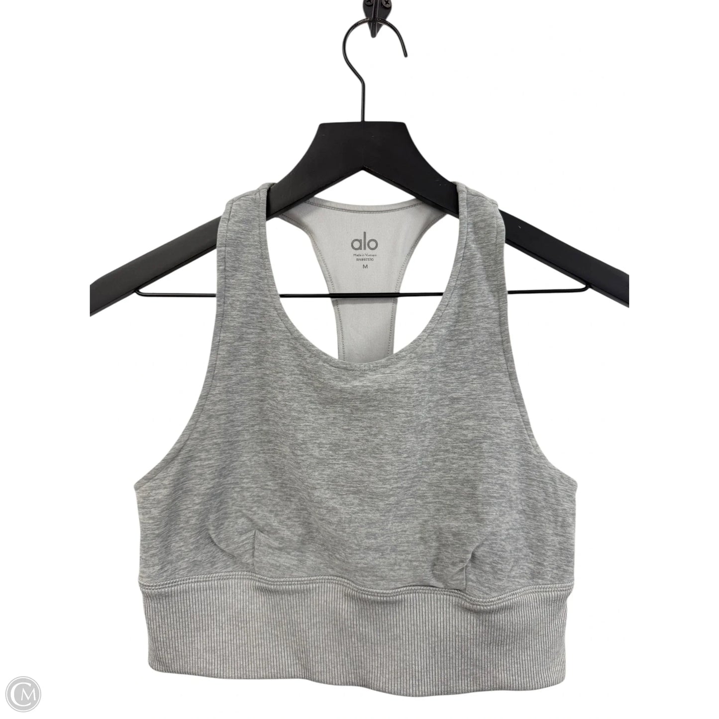 Athletic Bra By Alo In Grey, Size: M