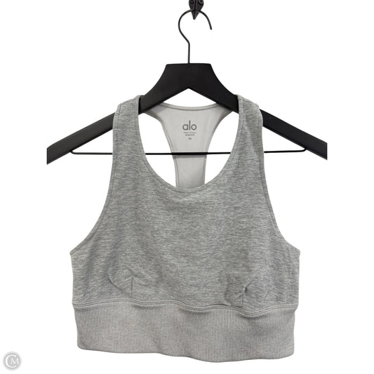 Athletic Bra By Alo In Grey, Size: M
